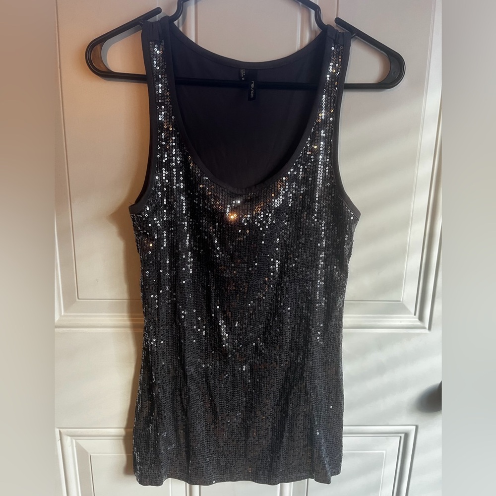 Maurices | Grey Sequin Tank Top